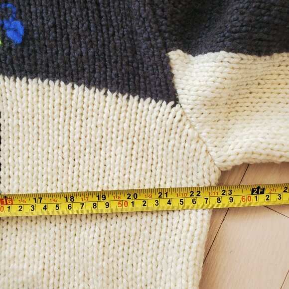 Forte Forte ! Stockist | Le Grand Damier Embroidered Sweater( II/ M) - Picture 11 of 12